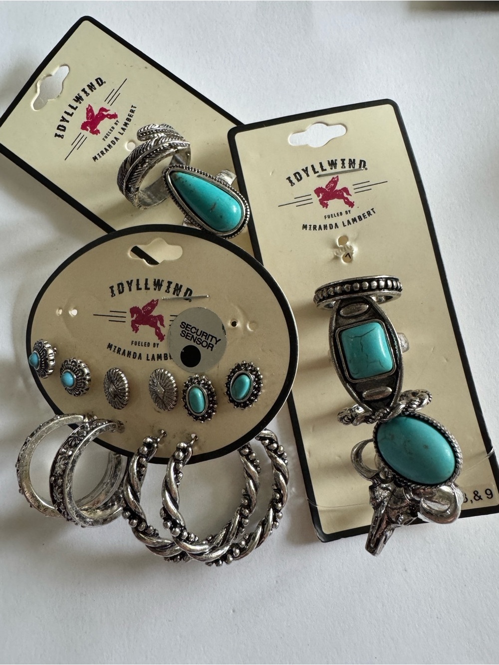 Idyllwind Turquoise and Silver Western-Inspired Bracelet & Earring Set
